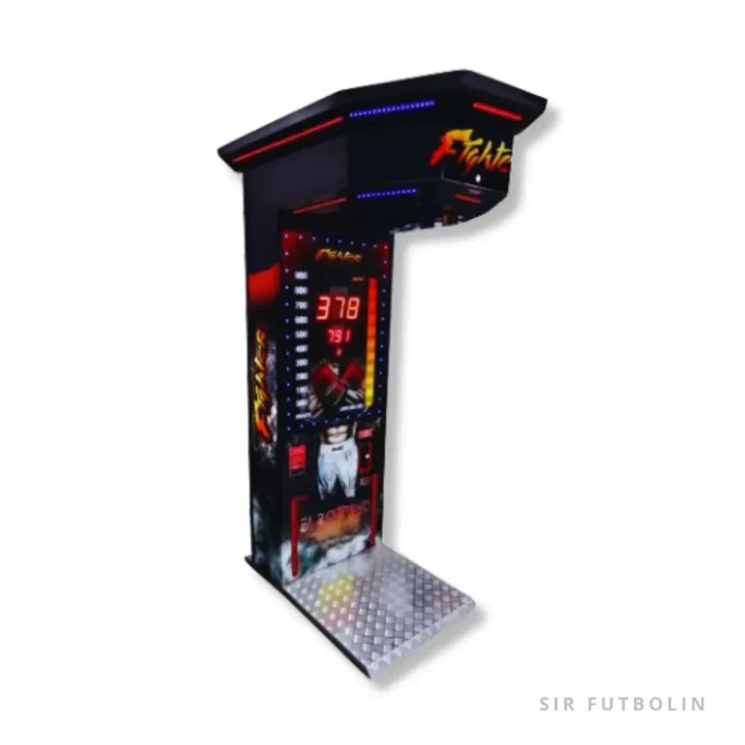 Alquiler de máquina de boxeo recreativa medidora de fuerza para eventos y ferias en Madrid y Barcelona